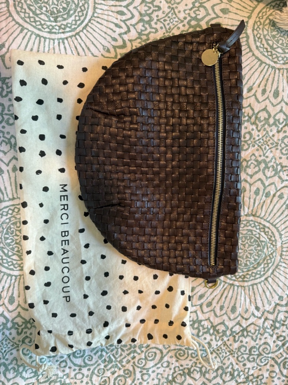 EUC Clare V Grande Fanny, dark brown